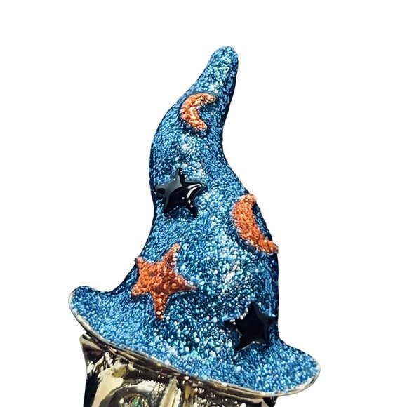 Vintage Kirks Folly Gold Tone Halloween Witch Cat Brooch (5960-1-2) - Picture 3 of 8